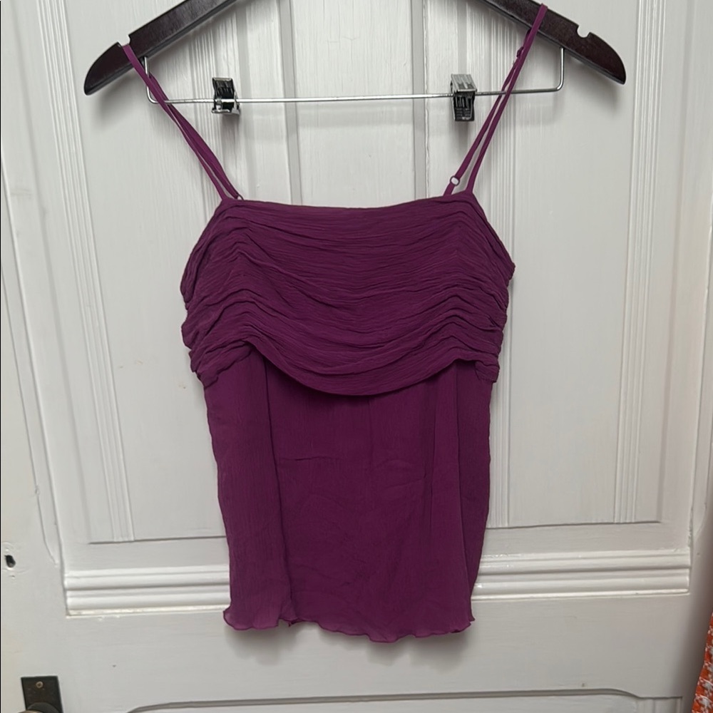 Silk Purple Women's Top